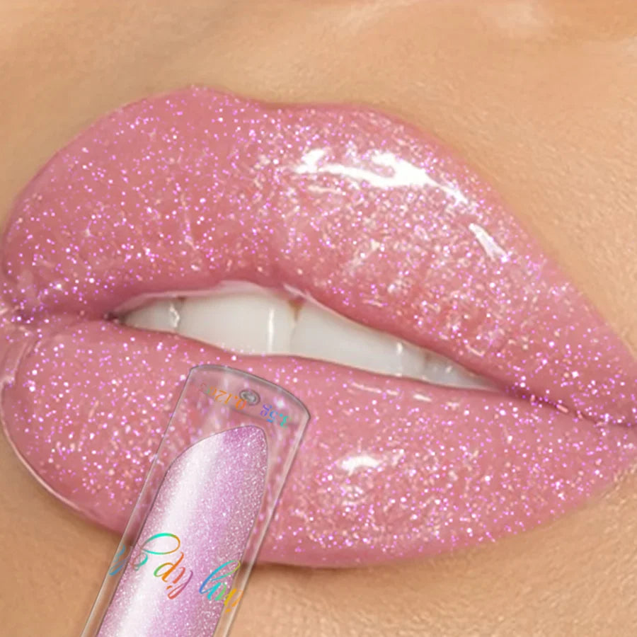 KAFURUX Diamond Glitter Lip Gloss – 9 Shades, Moisturizing