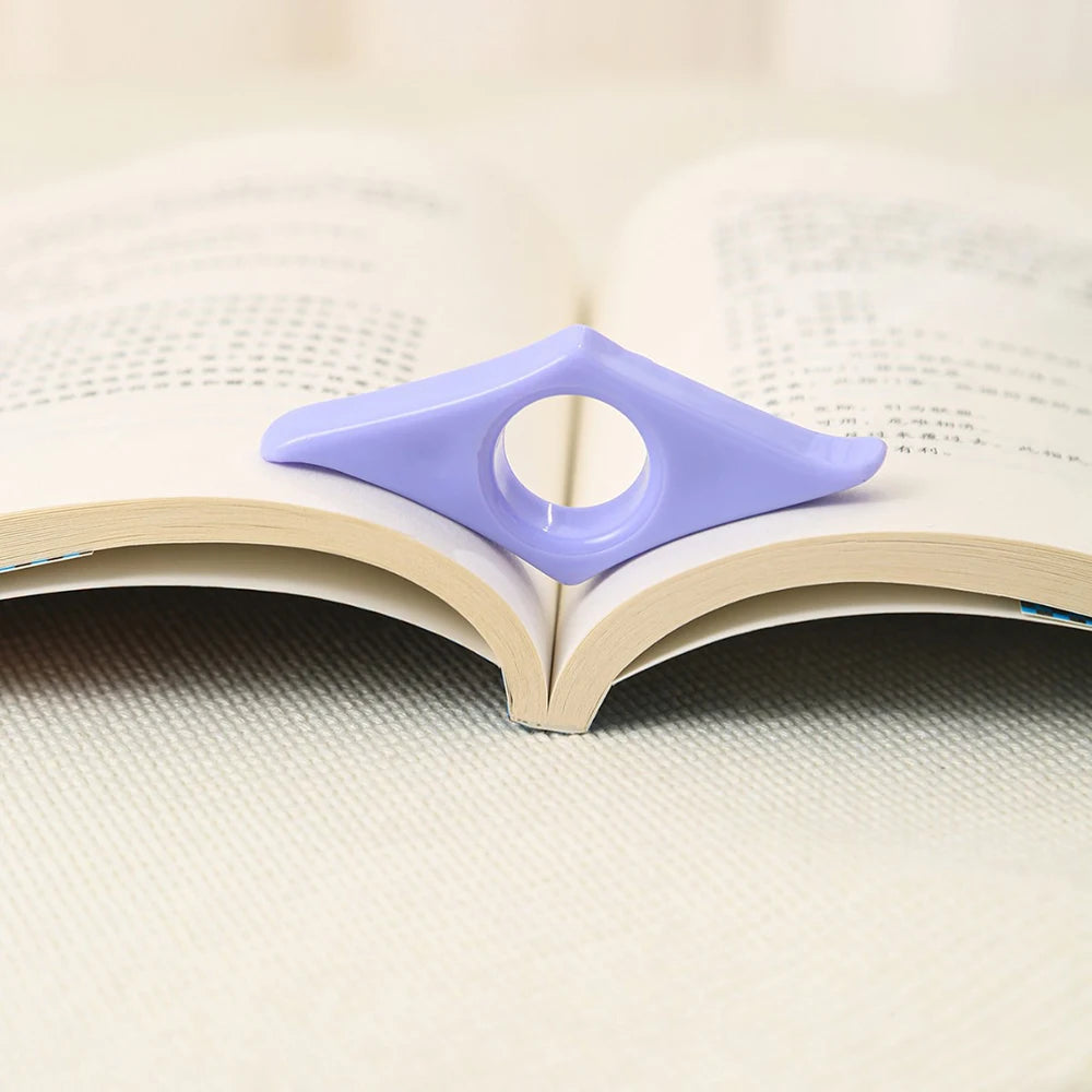 Thumbbook Support Acrylic Press Bookmark Book Reading Aid