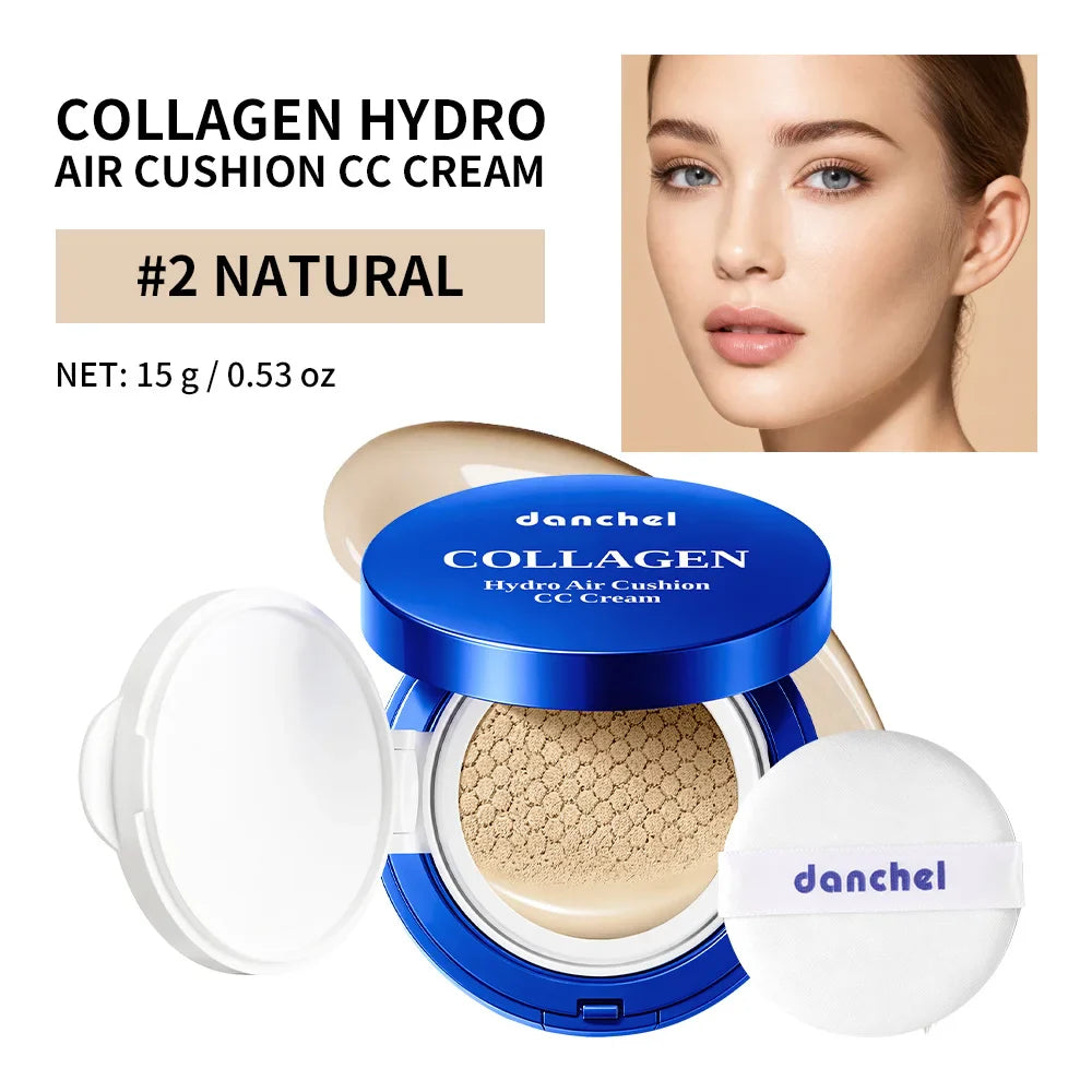 Collagen CC Cream Air Cushion Foundation – Hydrating & Dewy