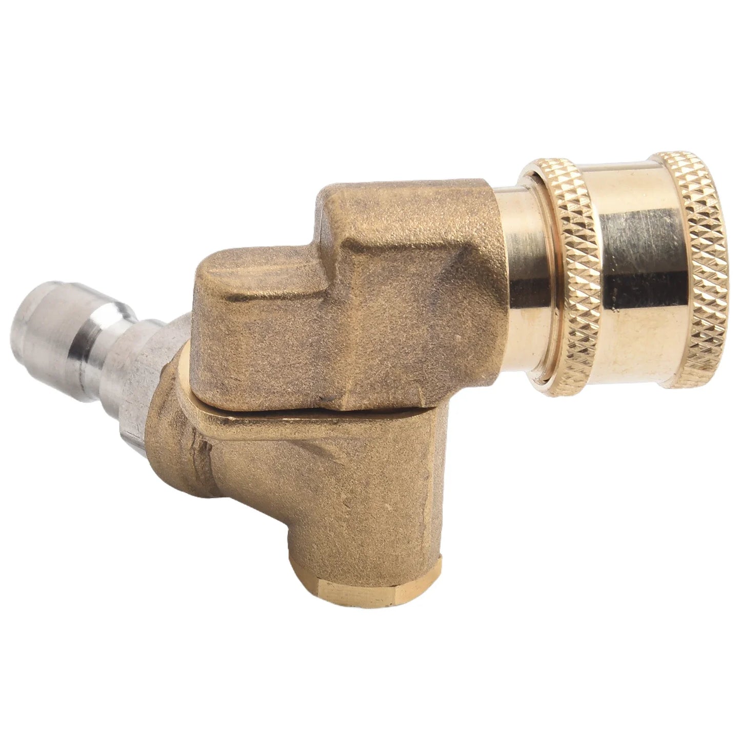 Brass Swivel Coupler 1/4" Quick Connect – 5-Angle Pressure Washer
