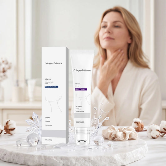 Collagen Neck Lift Cream – Firming, Anti-Aging & Moisturizing 50g Neck Firming Cream Peaceful Pleasures Health and Wellness
