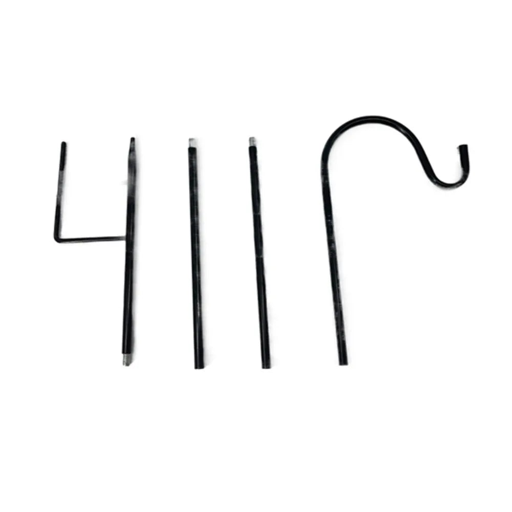 Rust-Proof Metal Shepherd Hook | Detachable Iron Garden Hook
