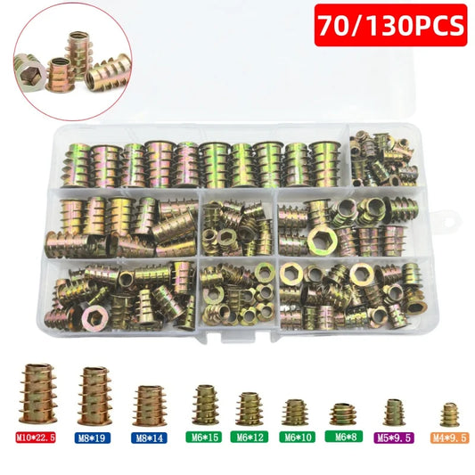 Thread Inserts Wooden Furniture Nut Combination Tool Bolt Fastener Peaceful Pleasures Health and Wellness