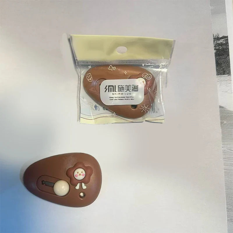 Cute Pebble Mini Art Knife – Portable Paper Cutter for School
