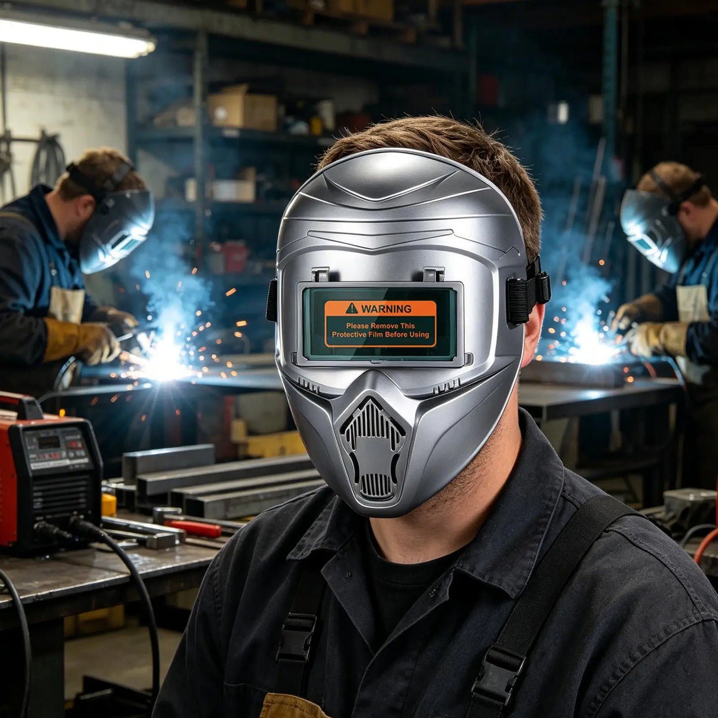 Auto Darkening Welding Helmet Anti-Glare Face Shield for Professional Home Workshop Industrial Construction & Welding Peaceful Pleasures Health and Wellness