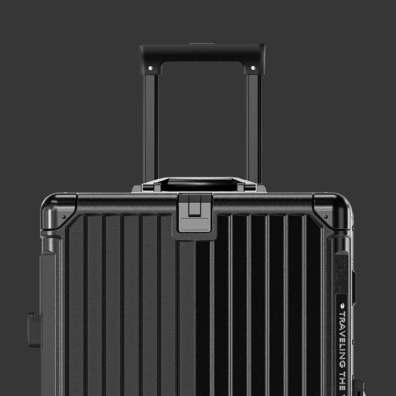 Suitcase Carry On Luggage Holder Hard Shell Rolling Travel Suitcase with Spinner Wheels 20 24 26 28 30 Inch Luggage Peaceful Pleasures Health and Wellness Black Aluminum Frame 20 inch