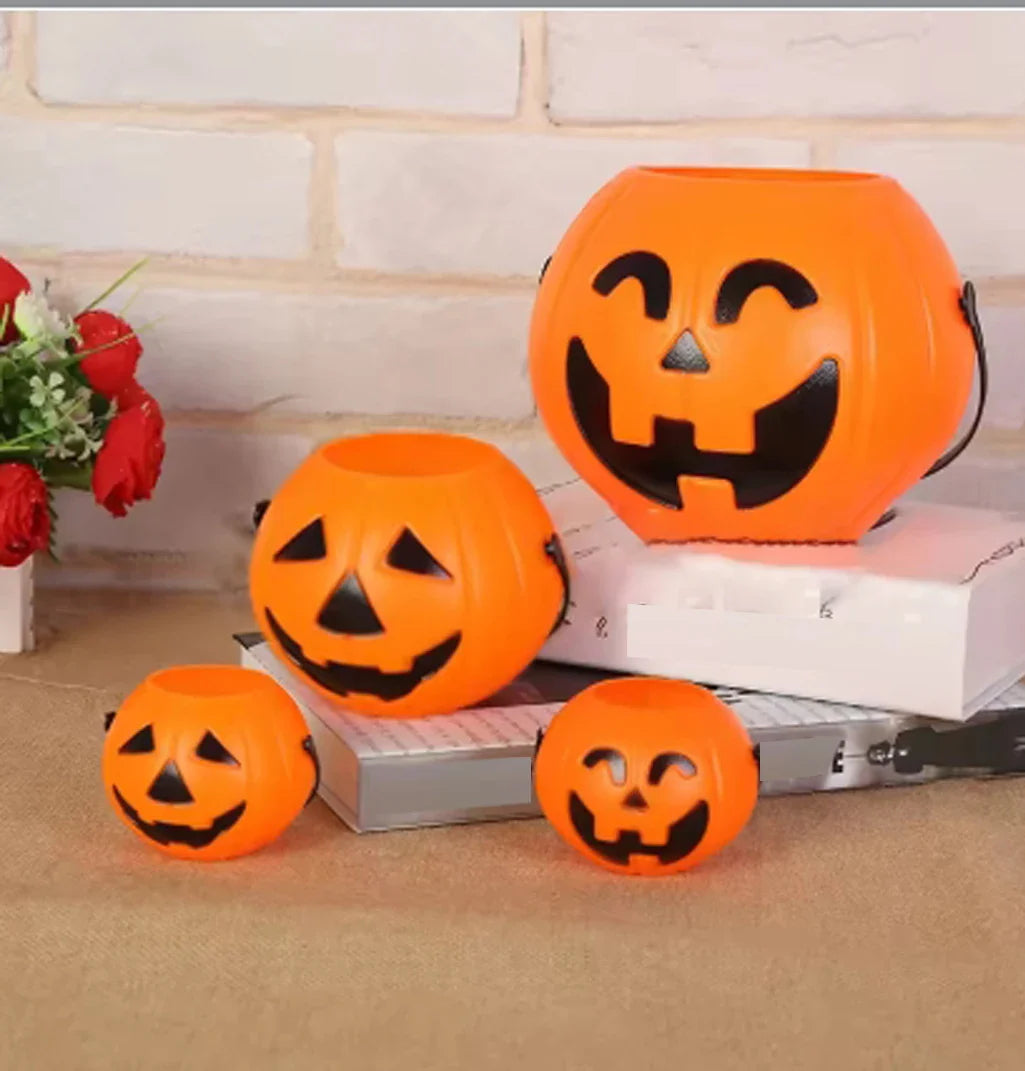 Halloween Pumpkin Candy Bucket | Trick-or-Treat Bag