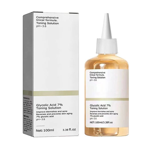 Glycolic Acid Skin Lotion moisturizes skin with 7% glycolic acidGlycolic AcidAloe VeraTasmanian Pepper FruitGinseng ExtractRejuv Peaceful Pleasures Health and Wellness 100ml