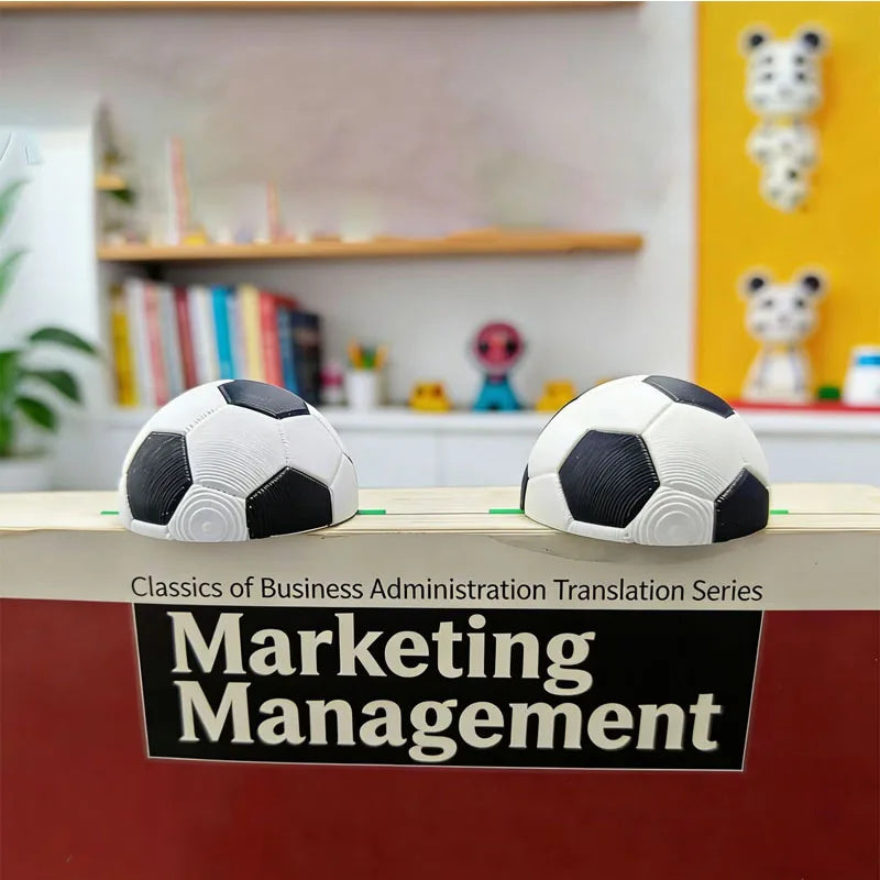 3D Soccer Field Magnetic Bookmarks Students Creative Reading Page