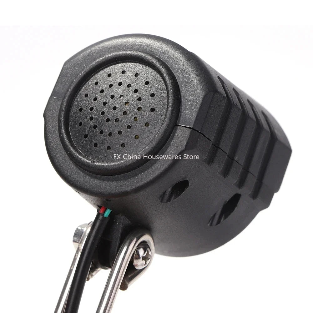 E-Bike Horn Light Electric Bicycle 4 LED Headlight 12W Waterproof 2 in 1 Horn and Light Switch Bicycle Flashlight Peaceful Pleasures Health and Wellness