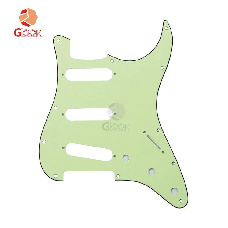 11 Nail Electric Guitar Guard ST SQ Panel Hole Single SSS Meffen
