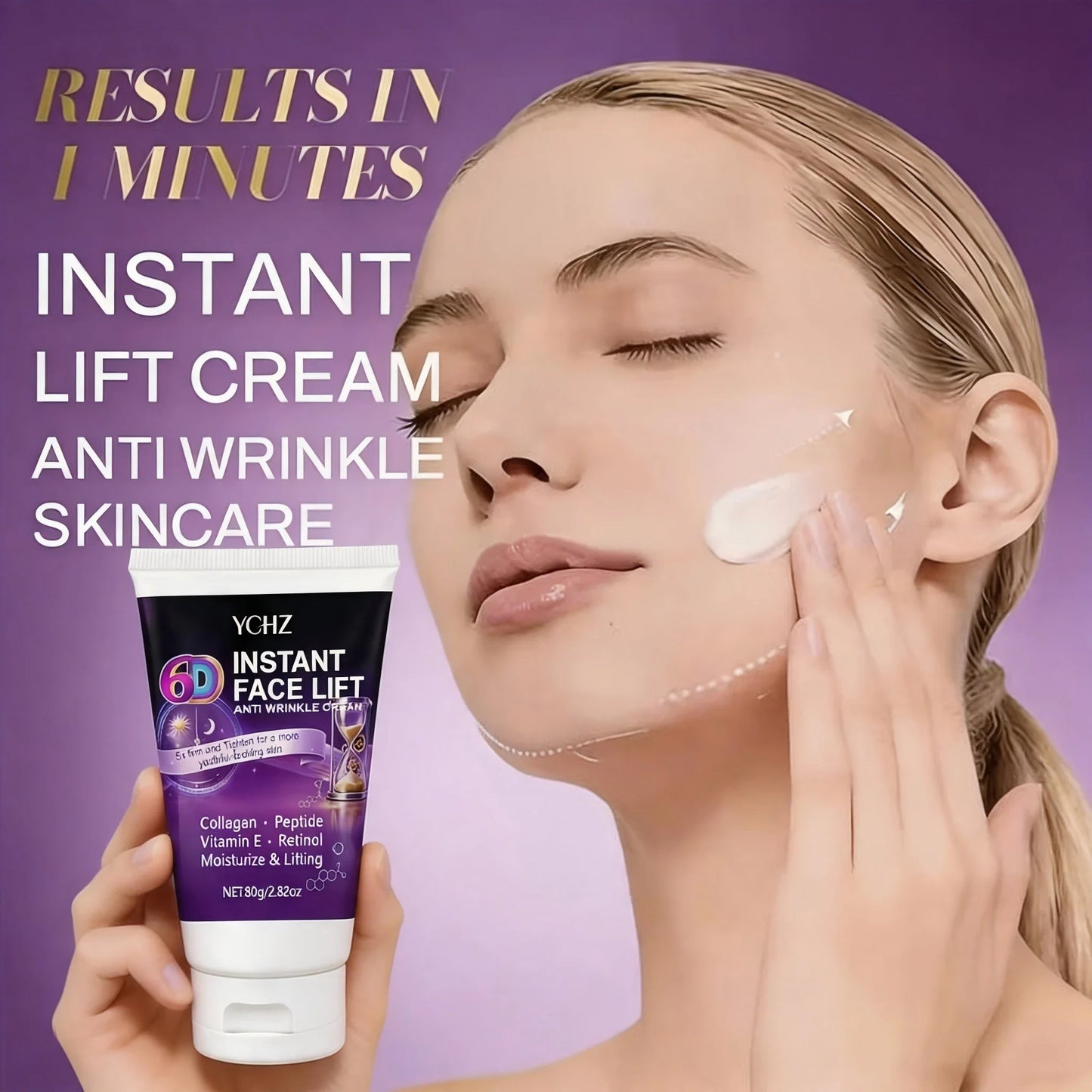 6D Instant Firming Cream – Anti-Wrinkle & Tightening | 80g