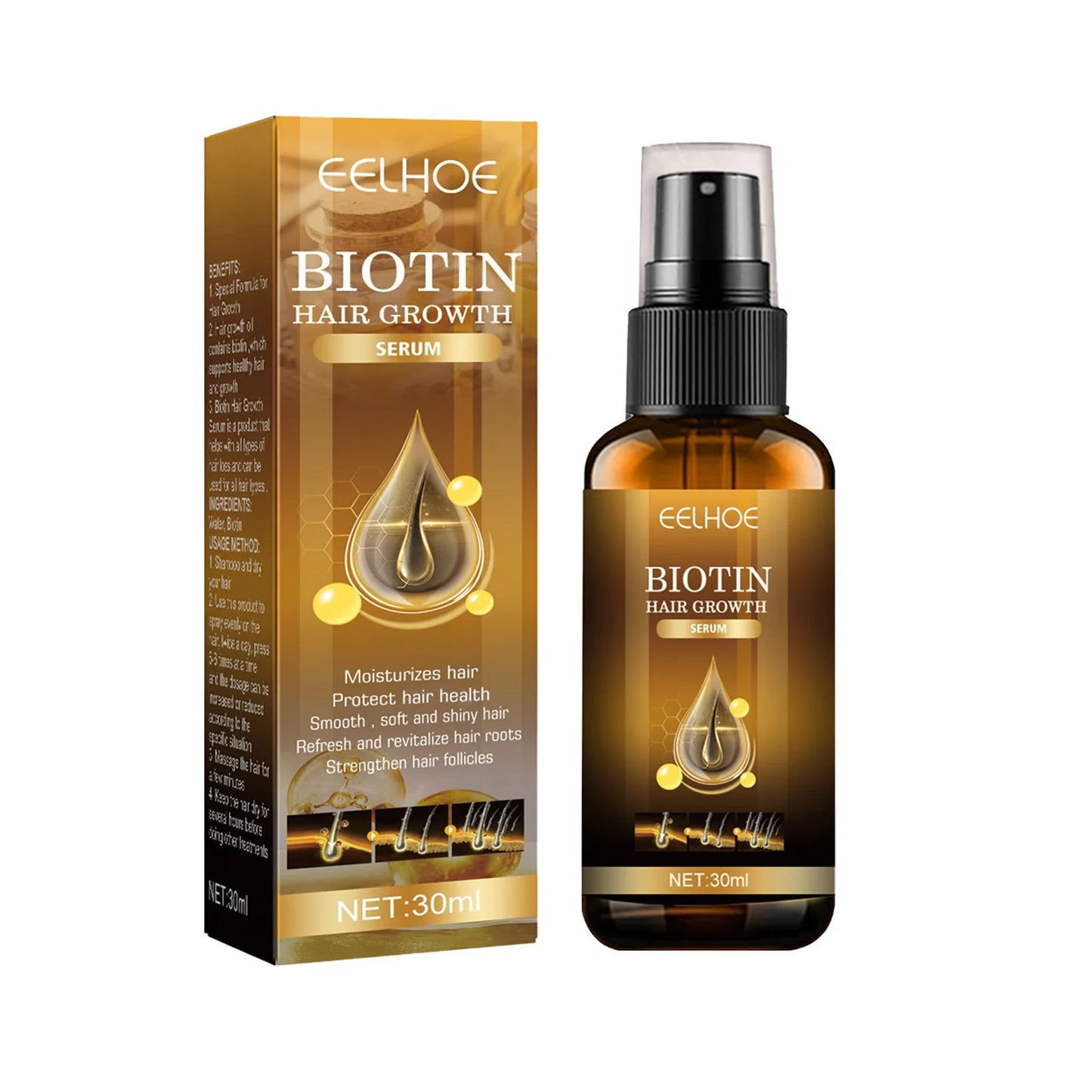 LGRAMER Biotin Hair Growth Oil – Repair, Nourish & Anti-Dandruff