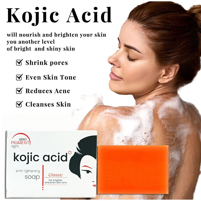Kojic Acid Soap Face Body 100g Handmade Papaya Soap Deep Cleansing Brightening Skin Whitening Soap For Daily Facial Cleansing Peaceful Pleasures Health and Wellness