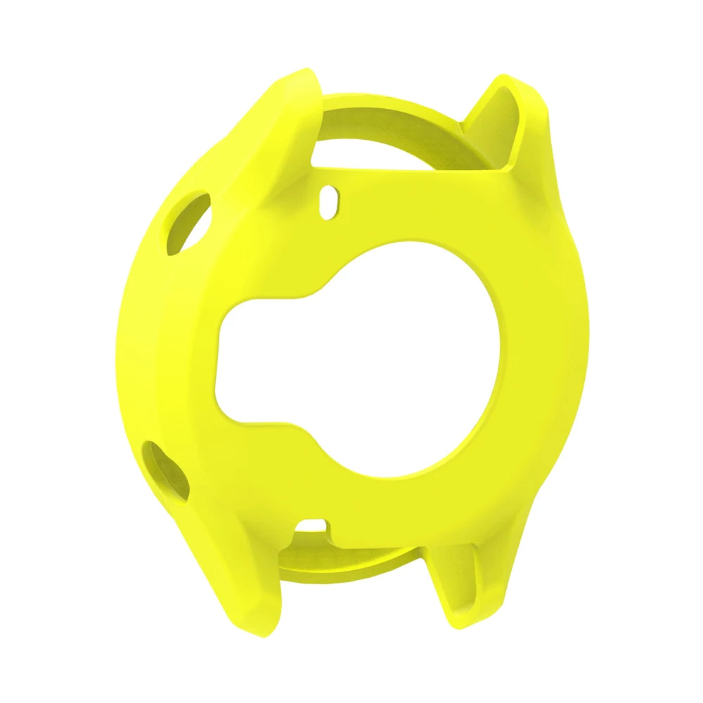 Case for Garmin Forerunner 570 42MM 47MM Smartwatch,Soft Silicone Lightweight Bumper Cover Protector for Garmin Forerunner 970 Peaceful Pleasures Health and Wellness YELLOW For Garmin 570 47MM