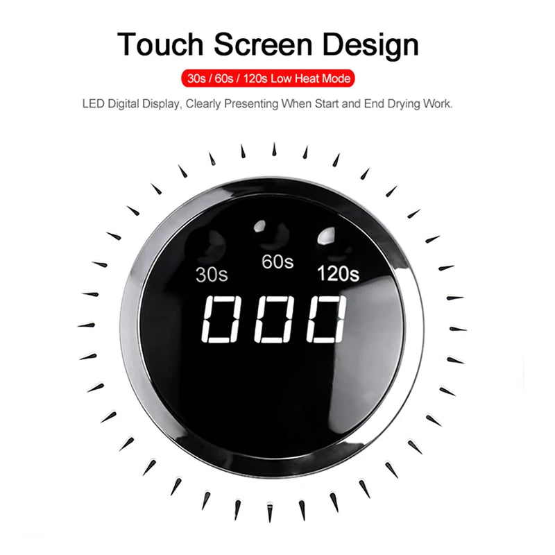UV Nail Lamp, 82W UV Light for Nails Fast Curing Gel Nail Polish With 3 Timers and LCD Display, Professional LED Nail Dryer Lamp Peaceful Pleasures Health and Wellness