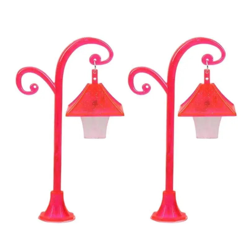 Miniature Street Lamp for Dollhouses & Garden Scenes – 2PCS