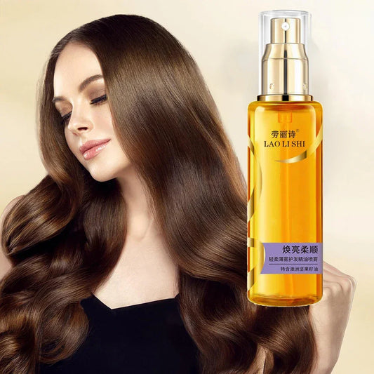 Shine Hair Serum Oil Spray – Hydrating Mist for Dry, Frizzy Hair Peaceful Pleasures Health and Wellness