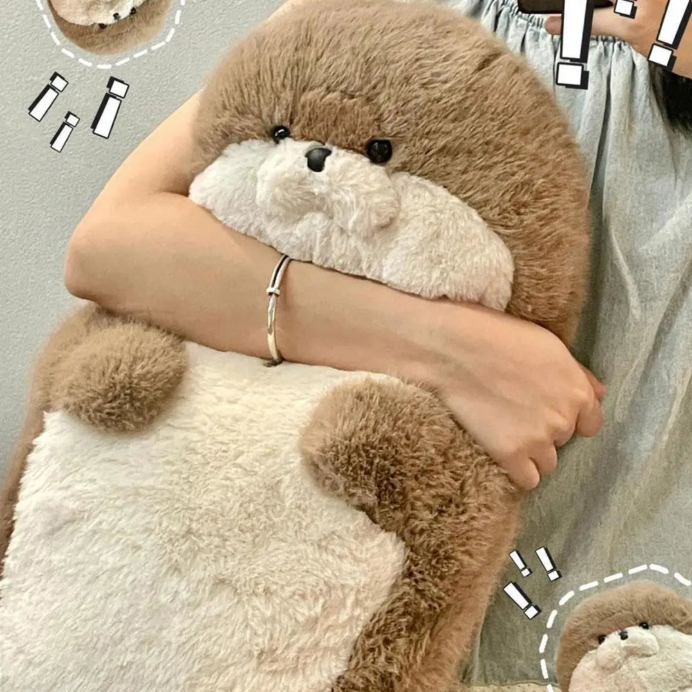 Plush Sea Otter Seal Stuffed Animal Pillow | Soft Cuddle Toy