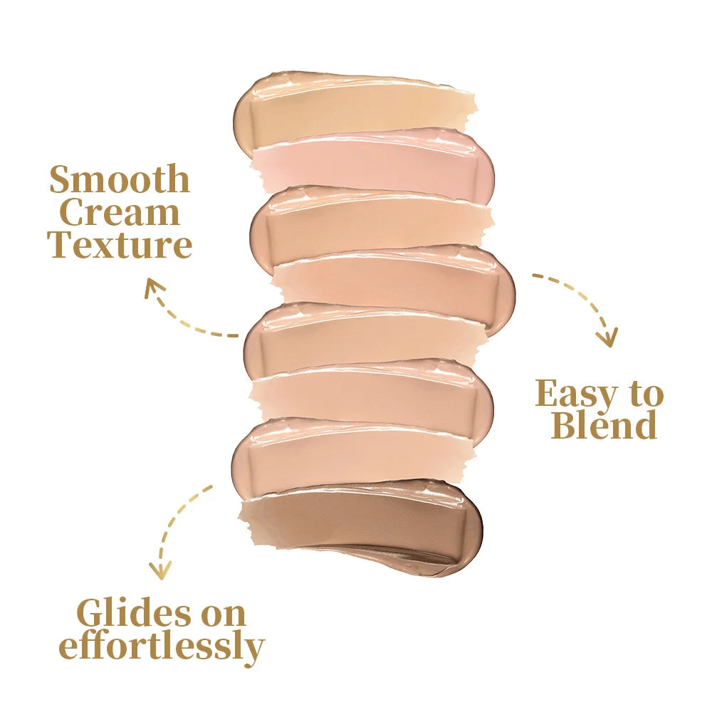 Flawless Finish Sponge‑On Cream Foundation Medium‑to‑Full Coverage Oil Control Breathable Long Wearing Concealer Makeup Peaceful Pleasures Health and Wellness