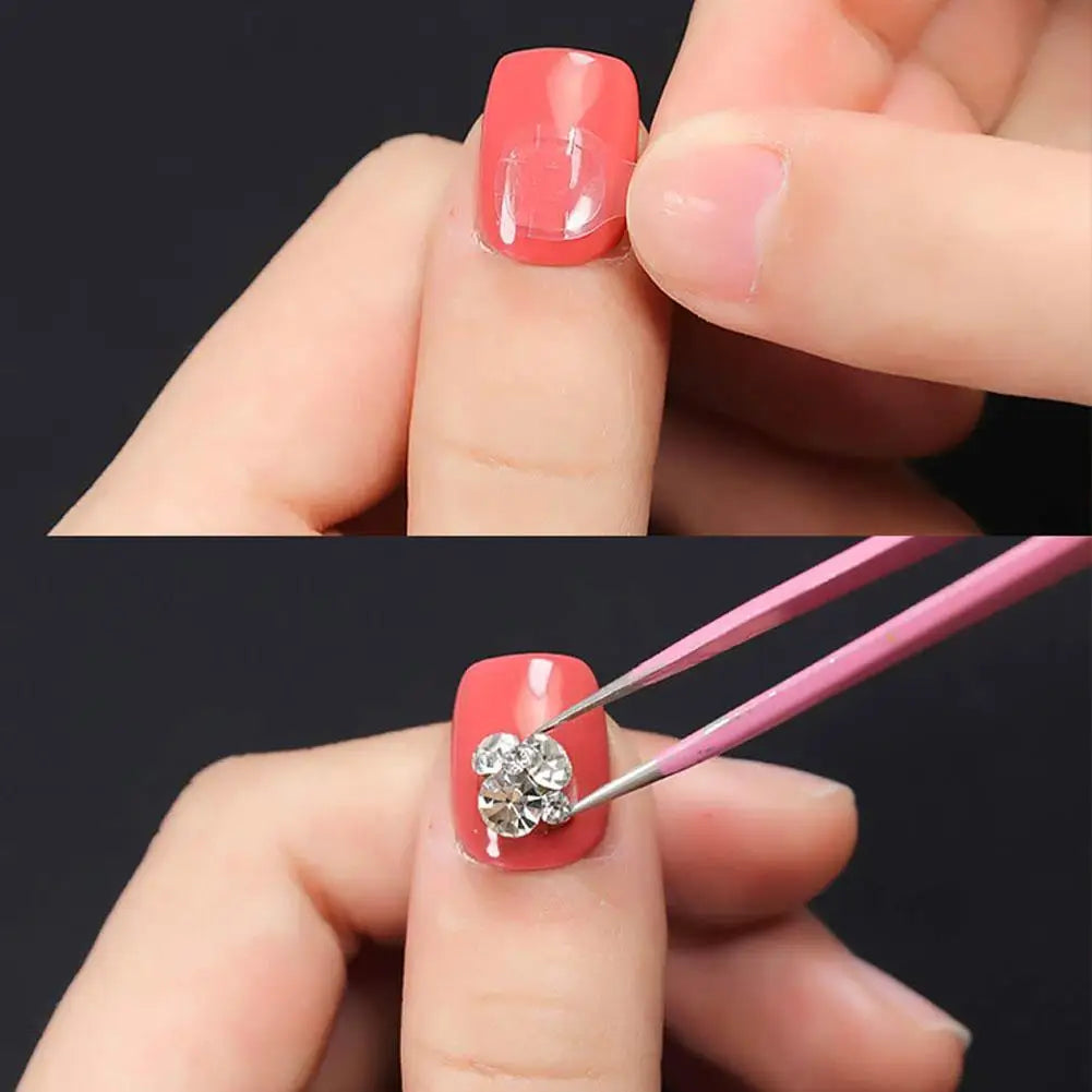 Jelly Nail Glue Stickers – Double-Sided Adhesive Tabs for Fake Nails