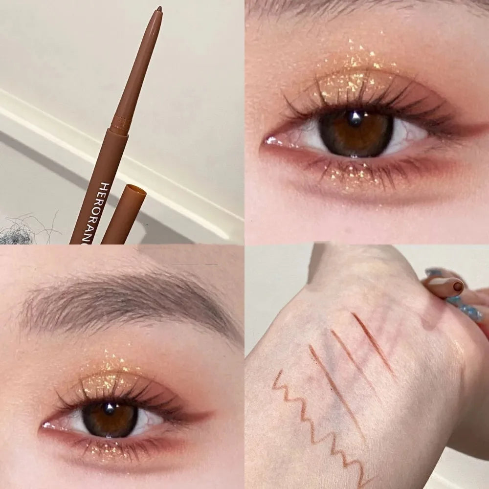 Ultra-Fine Waterproof Gel Eyeliner Pencil – Matte Long-Lasting