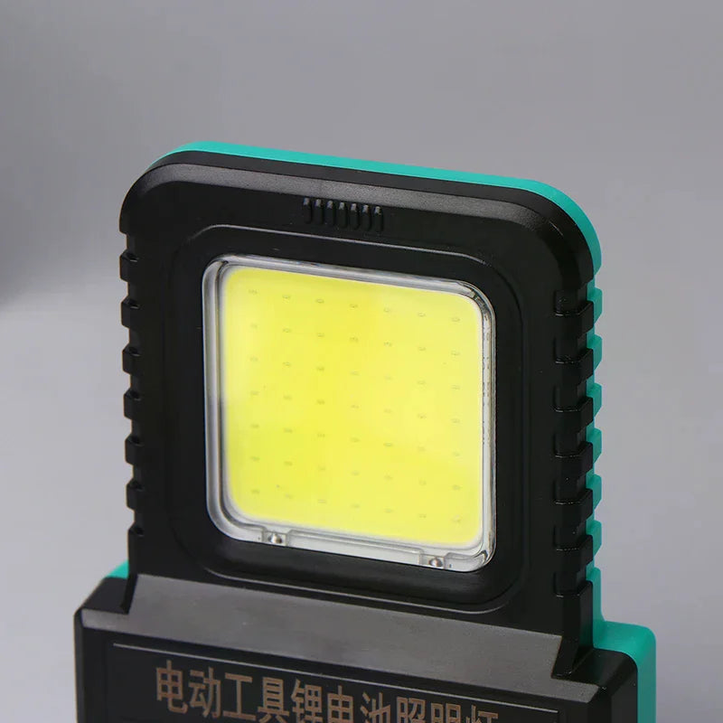 14W LED Work Light for 20V–21V Li-ion Tool Batteries