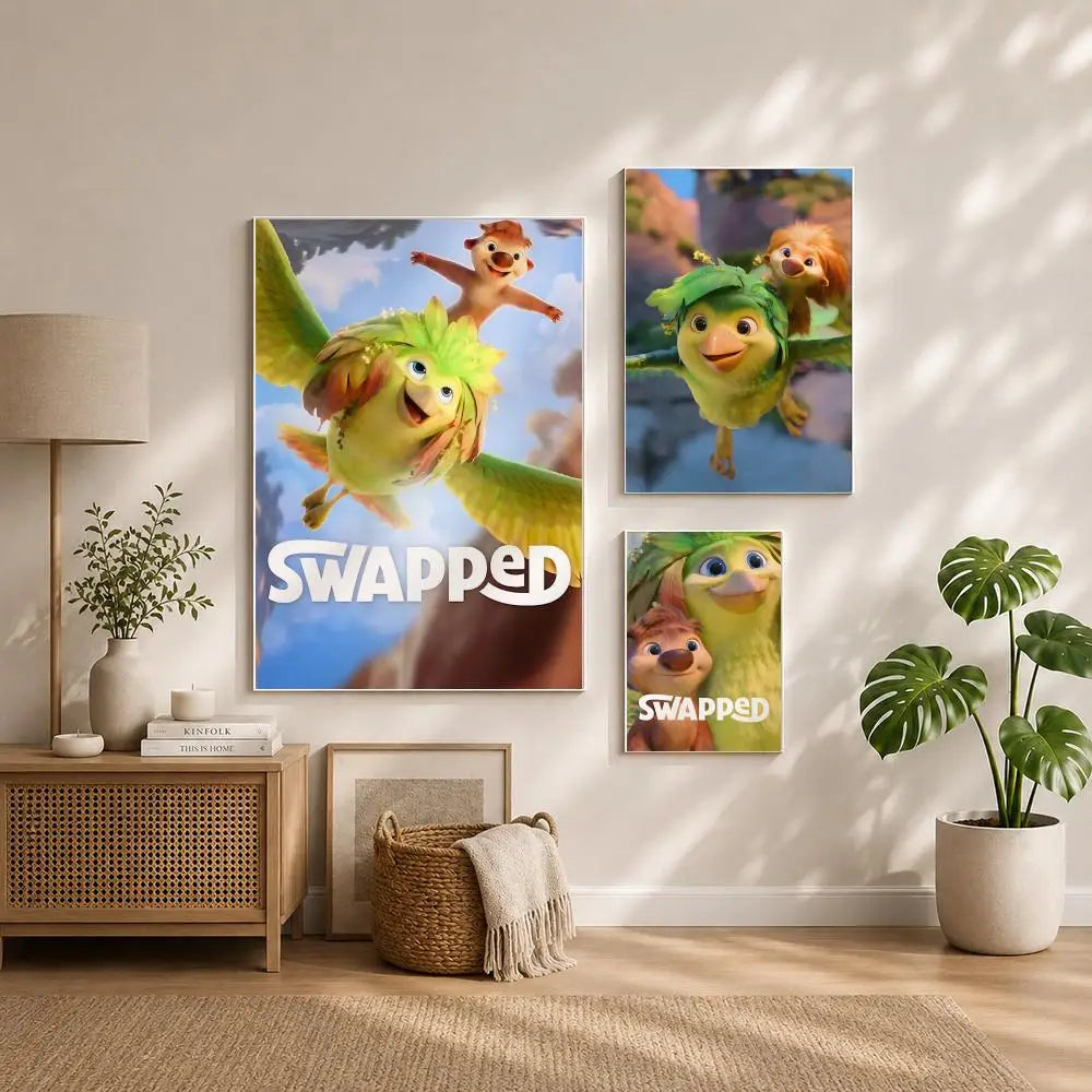Movie-Swapped HD Self-Adhesive Waterproof Wall Art Poster Wall Art Poster Peaceful Pleasures Health and Wellness
