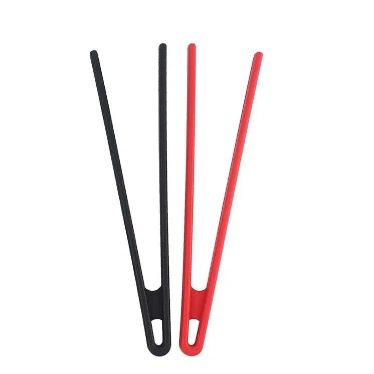 Silicone Food Tongs | Non-Slip BBQ & Kitchen Serving Tongs Silicone Kitchen Tongs Peaceful Pleasures Health and Wellness 1black 1red