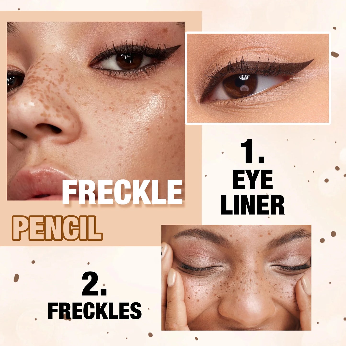Waterproof Freckle Pen – Natural Lifelike Faux Freckles Makeup