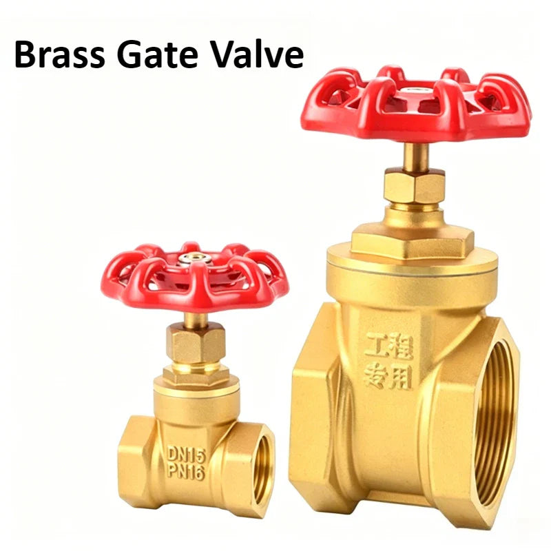 Brass Gate Valve DN15–DN50 | 1/2" to 2" Internal Thread
