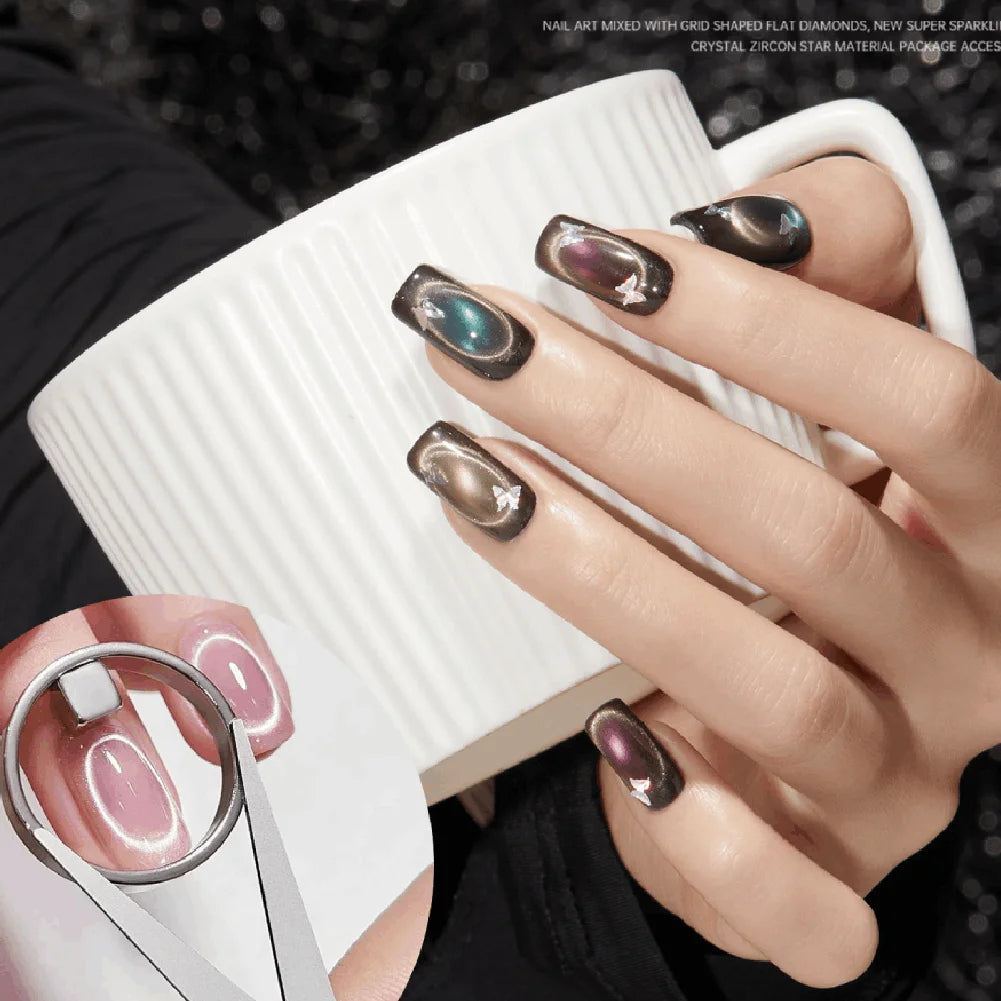 Cat Eye Nail Magnetic Wand | Hollow Glass Gel Nail Art Tool