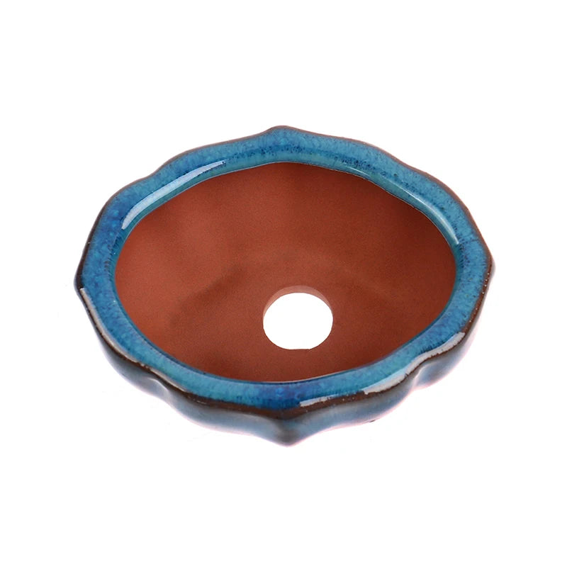Chinese Style Bonsai Ceramic Plant Pot | Purple Sand Planter