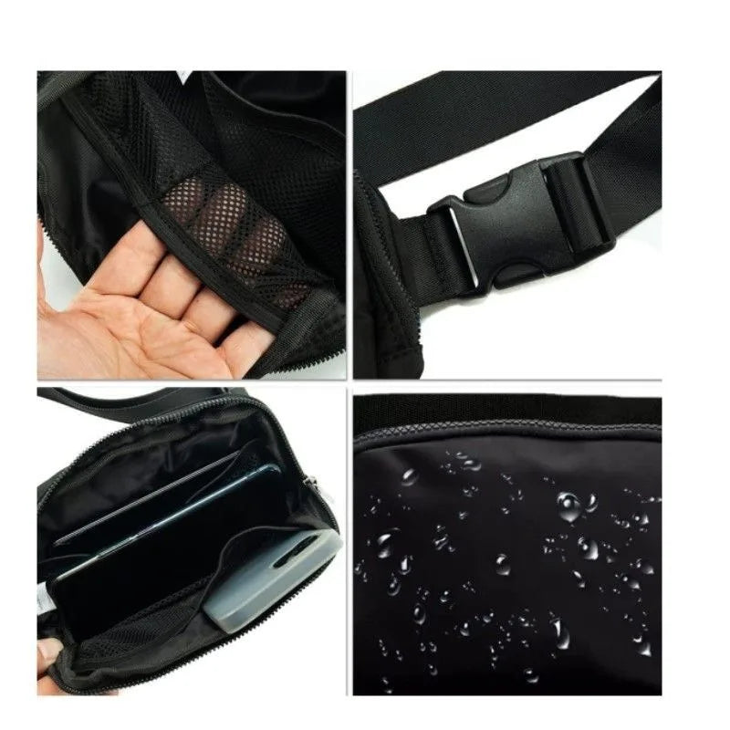 Multi-Functional Sports Crossbody Waist Bag – Waterproof Nylon