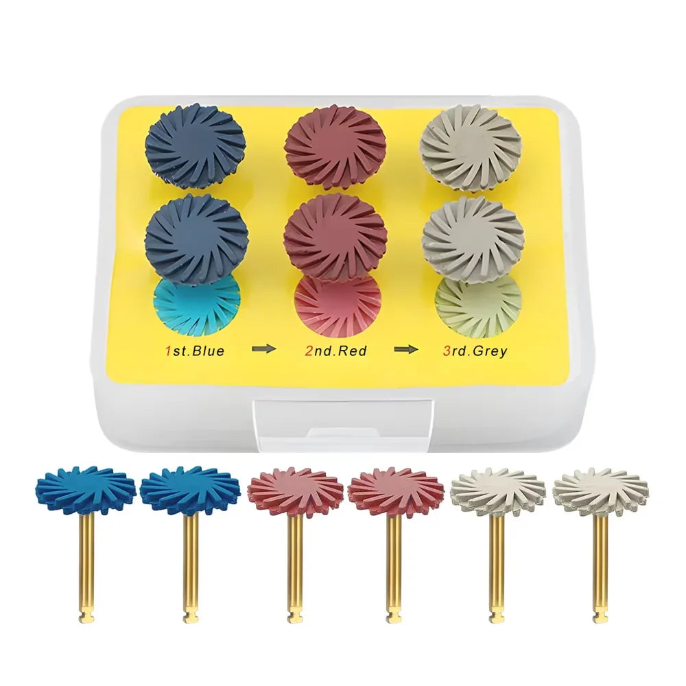 Box Dental Composite Resin Polishing Disc Rubber Polisher Wheel 3