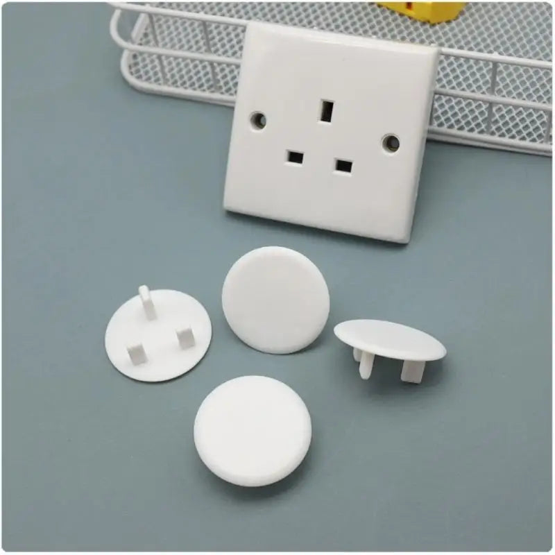 20-Pack UK Baby Socket Covers | Anti-Shock Plug Protectors