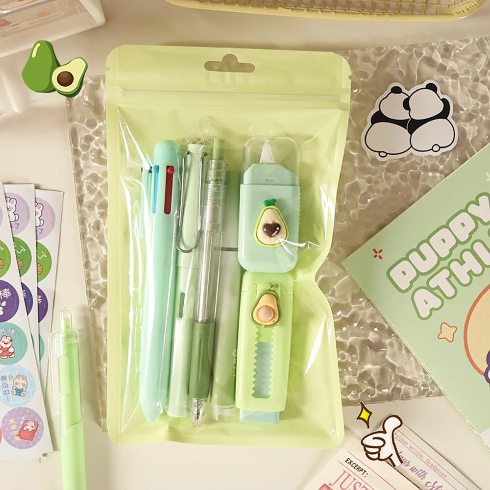 Avocado Stationery Fresh Green Series Practical Student Multi Creative