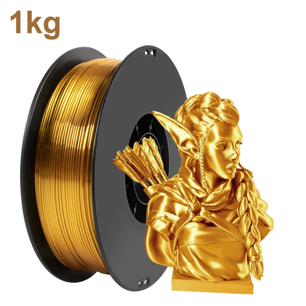 Metal-Like Shiny PLA Filament 1.75mm | 250g/500g/1kg Spool