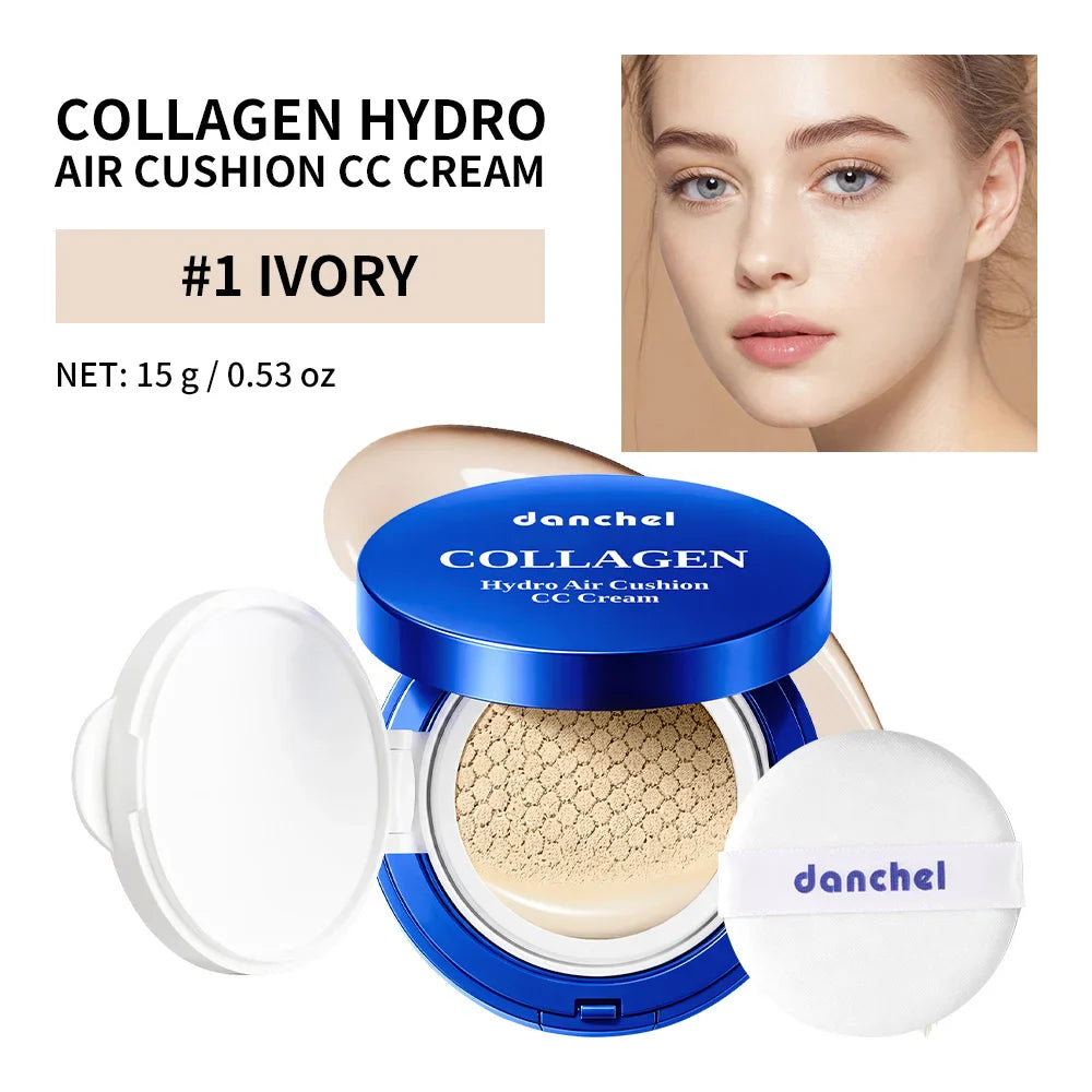 Collagen CC Cream Air Cushion Foundation – Hydrating & Dewy
