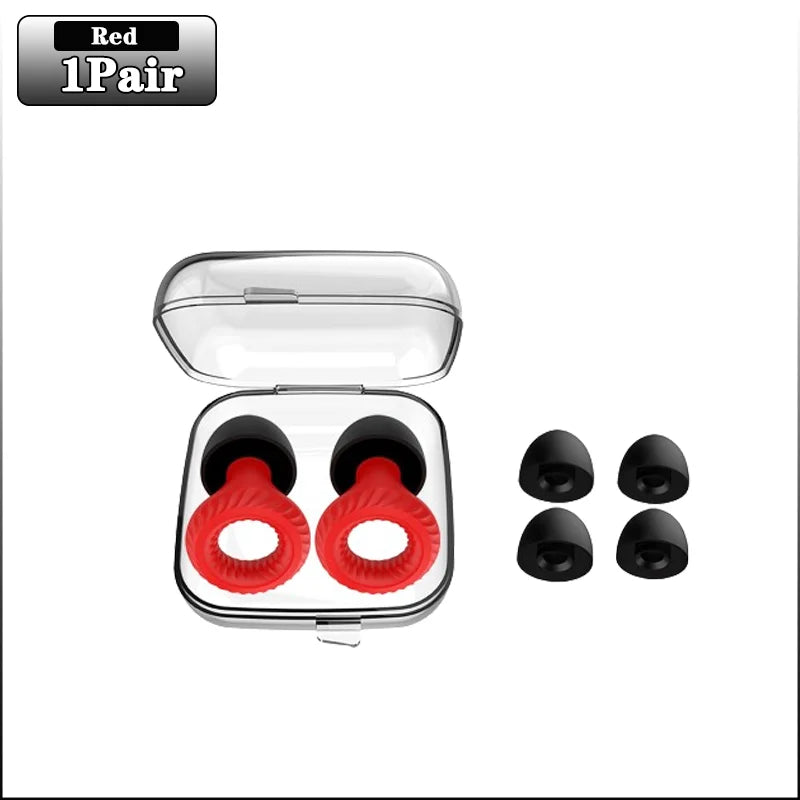 Silicone Noise Blocking Earplugs for Sleep & Study – 20 Pairs