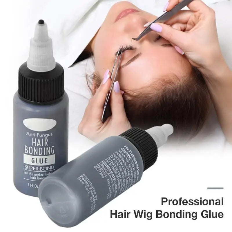 30ML Waterproof Hair Weaving Bonding Glue Strong Hold Hair Extensions Adhesives For Salon Professional Hair Wig Bonding Glue Peaceful Pleasures Health and Wellness
