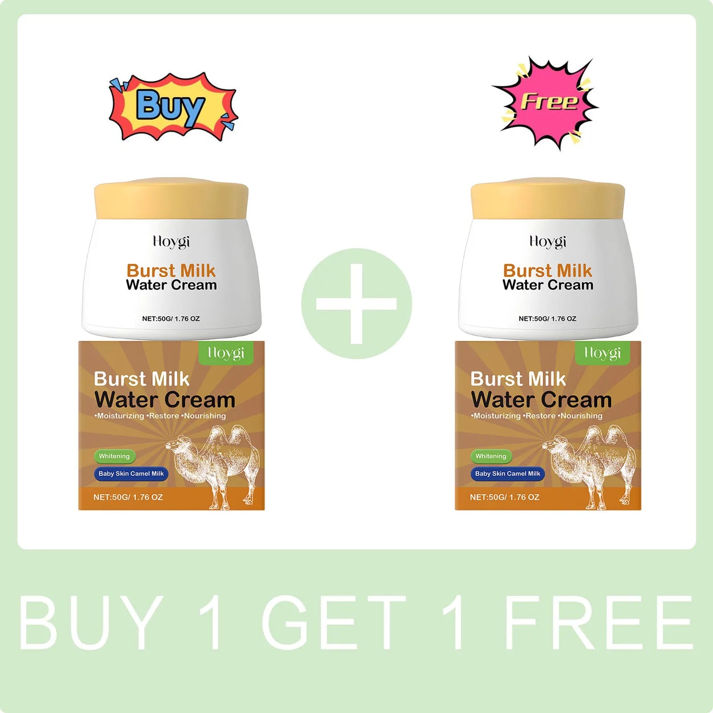 Camel Milk Face Cream Fade Dark Spots Remover Pigmentation Improve Acne Even Skin Tone Cleansing Pores Facial Brightening Cream Peaceful Pleasures Health and Wellness Buy 1 Get 1 Free 1