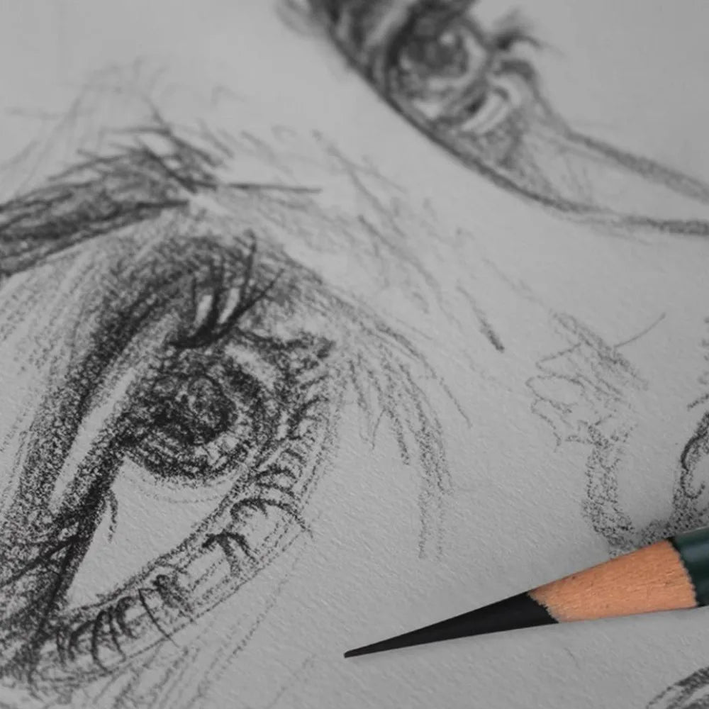 Smooth Sketching Pencil Graphite Mixed Painting Charcoal Pencil Durable Art Supplies Drawing Pencil Set Drawing Stationery Peaceful Pleasures Health and Wellness