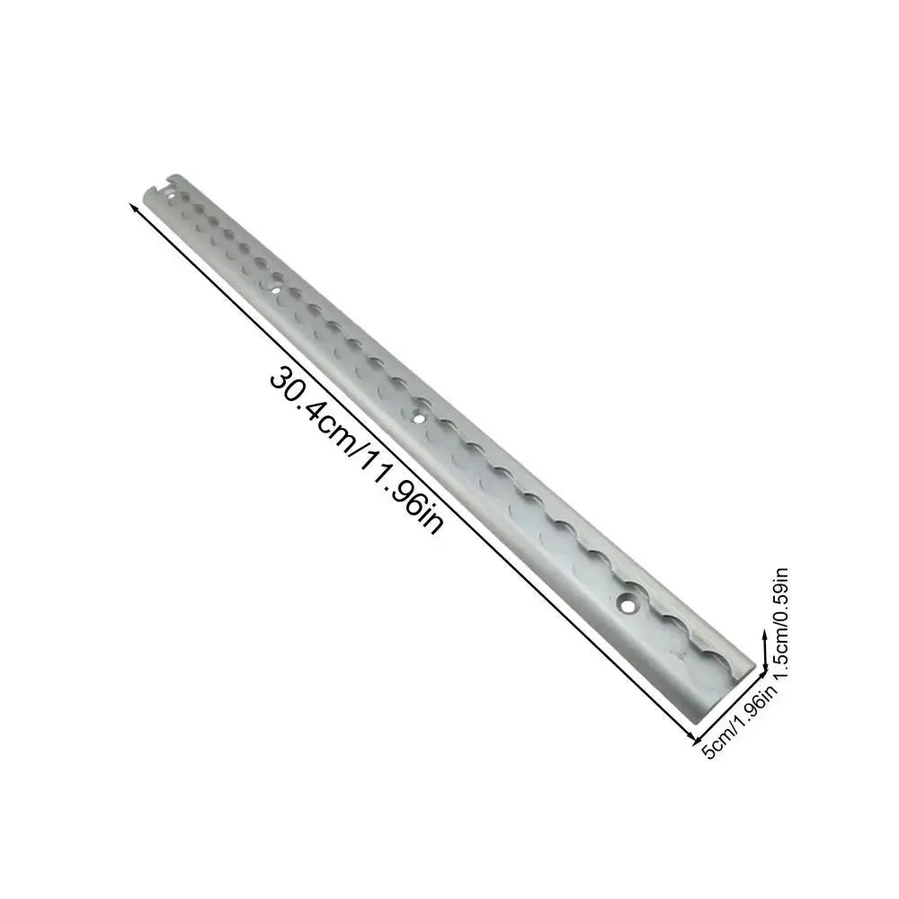30.4cm Aluminum L-Track Tie-Down Rail for Trailers & Trucks