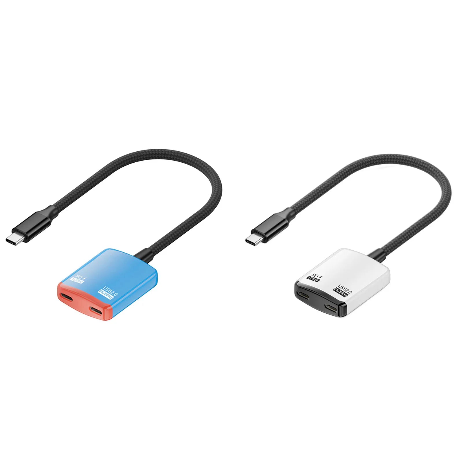 2-in-1 Type-C To AR Glasses Charging Adapter with 100W PD Fast Chargings Type-C Converter High Definition Stable Connection Peaceful Pleasures Health and Wellness