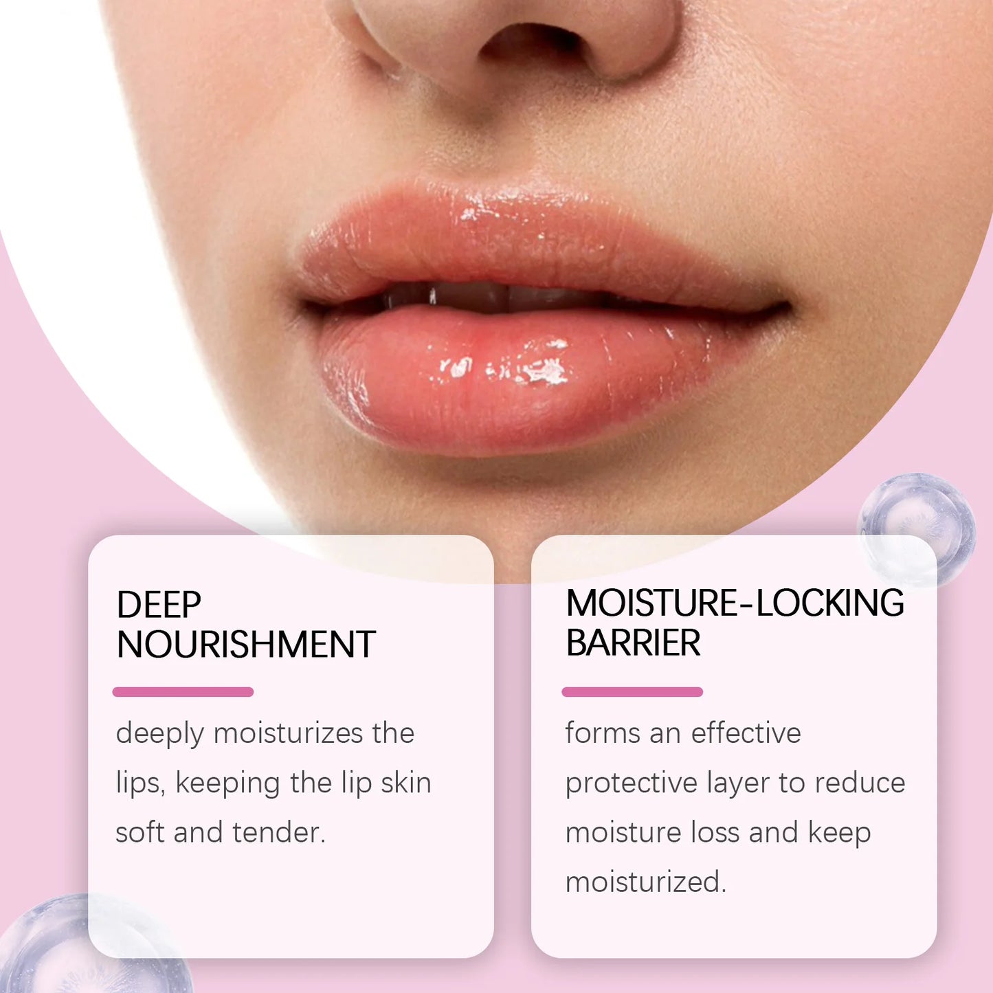 Collagen Lip Balm Smooth Soft Reduce Lip Fine Lines Remove Melanin Skin Increase Elasticity Exfoliating Moisturizing Lip Care Peaceful Pleasures Health and Wellness