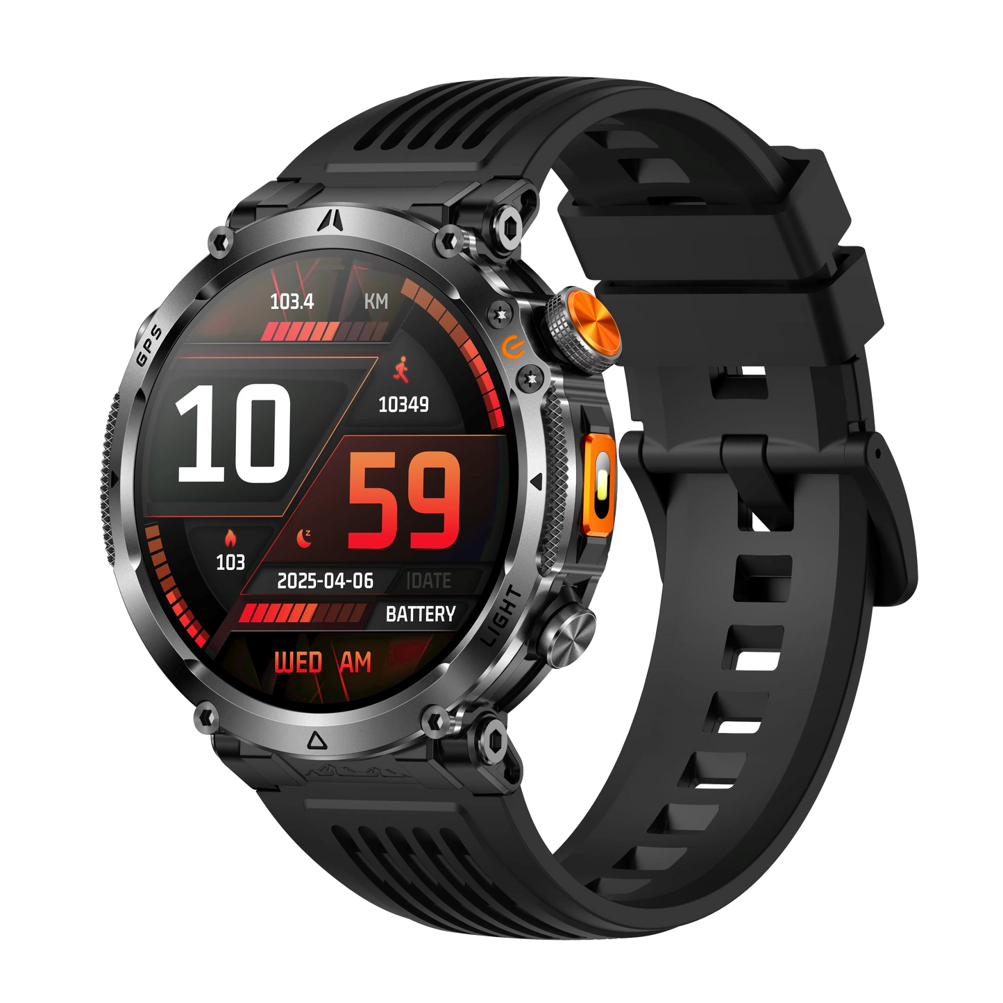 GPS Sports Smartwatch 1.7" HD Bluetooth Call Health Monitor