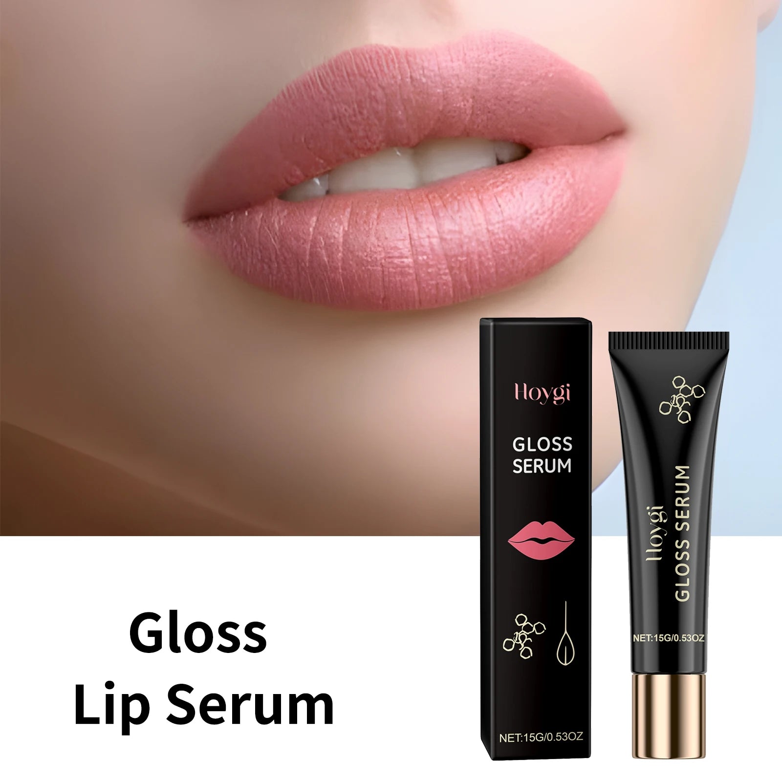 Glow Lip Serum Remove Dead Skin Fade Lip Lines Hydration Moisturizing Lip Balm Reduce Dryness Anti-Dry Crack Dry Care Peaceful Pleasures Health and Wellness