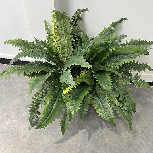 Artificial Silk Fern Plant | Persian Grass Leaves Home Decor Artificial Plant Decor Peaceful Pleasures Health and Wellness