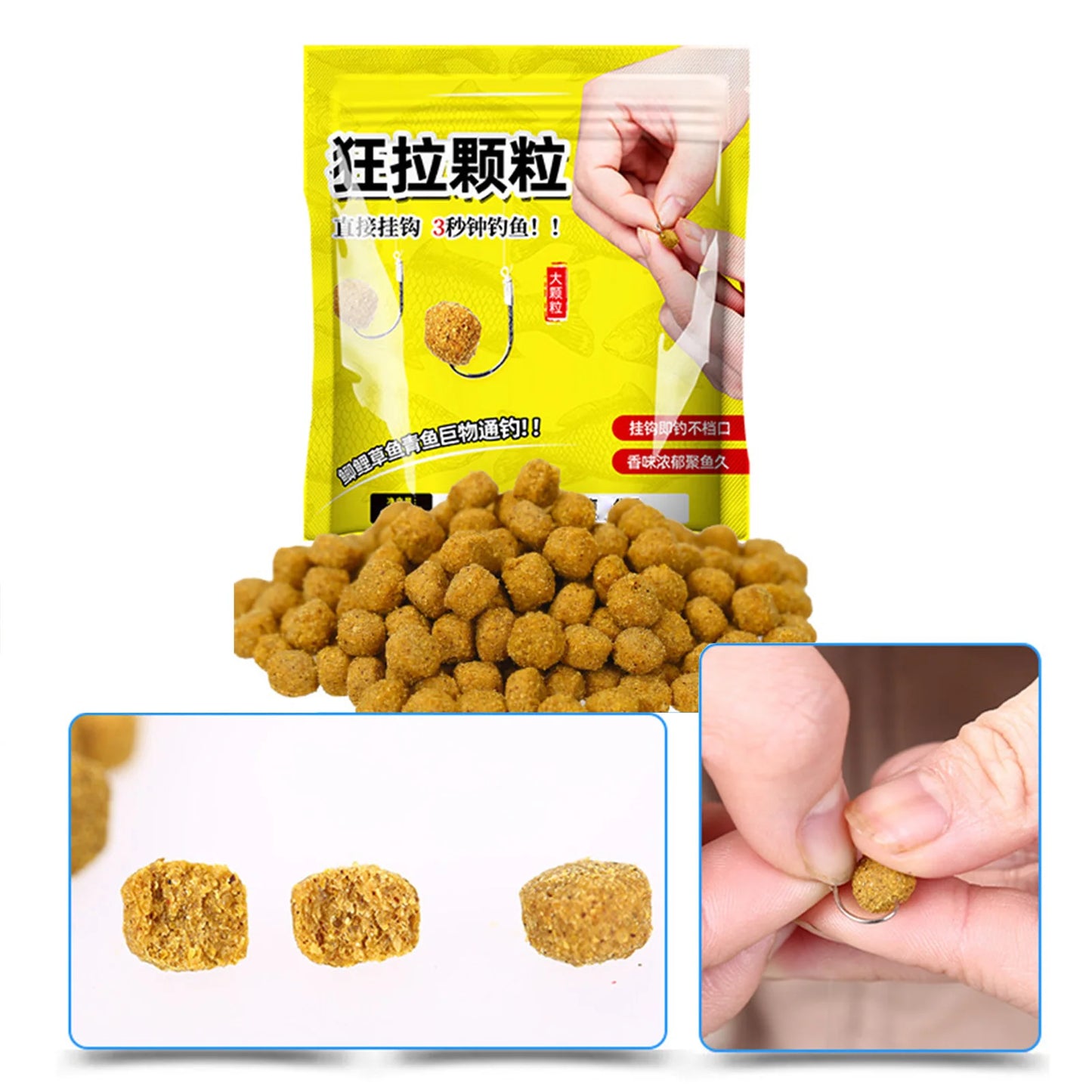 Artificial Carp Baits Fishing Lure with Irresistible Scent for Fish for Fishing Trout Crappie Bass Walleye Peaceful Pleasures Health and Wellness